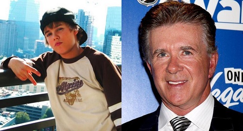 Justin Bieber and Alan Thicke